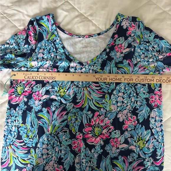 Lilly Pulitzer Multicolor Floral reversible v or scoop Neck Dress - Picture 5 of 6